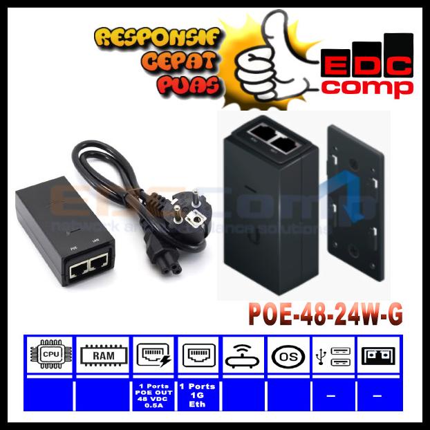 Ubiquiti Poe-48-24W-G - Poe 48V 0.5A Gigabit