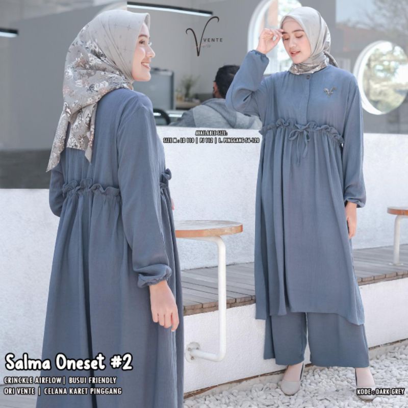 (NEW)SETELAN WANITA OOTD//SALMA ONE SET#2 BY VENTE