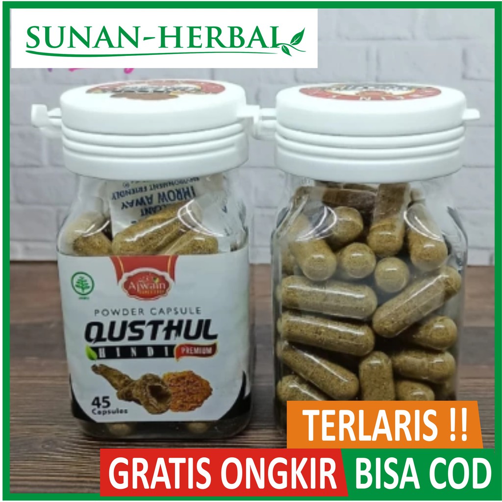 Qusthul Hindi Original Ajwain 45 Kapsul