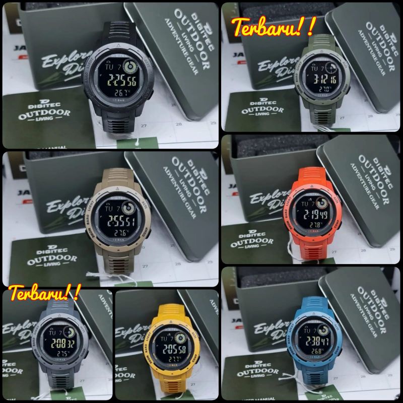 Jam Tangan DIGITEC DS 8100 / DS-8100 / DS8100 DG 8100 DG Outdoor Watch Jam Tangan ORIGINAL
