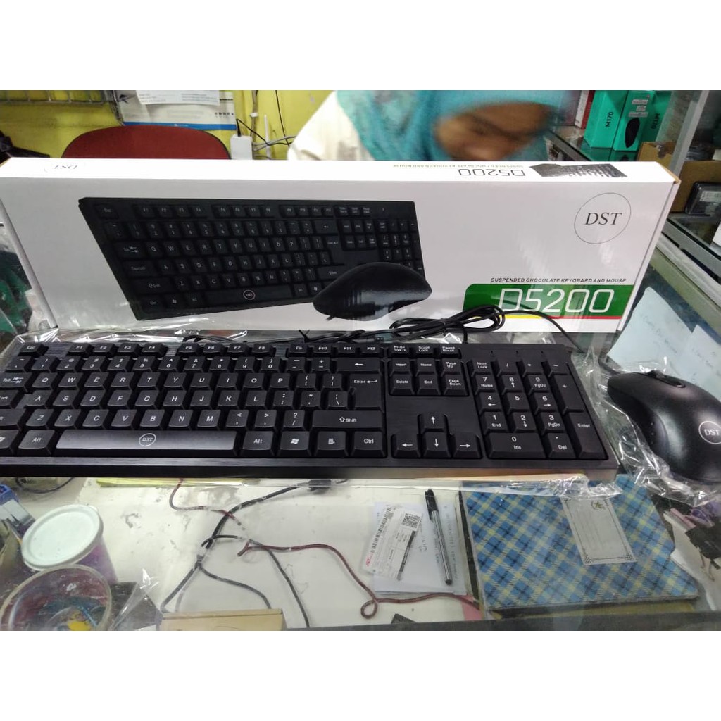 Keyboard + Mouse Wired DST D5200