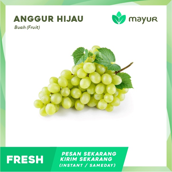 

Anggur Hijau Calmaria 1 Pack (100 gram)