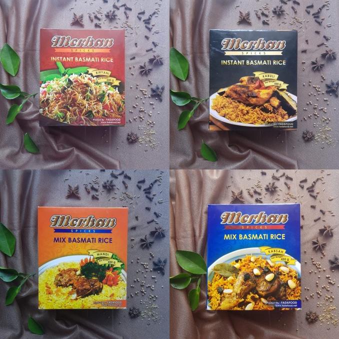 

Ready stock] Merhan Beras Basmati dan Bumbu Rempah Kebuli Biryani Mandi Kabsah