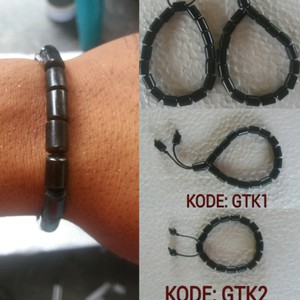 Promo! Gelang Giok Black Jade Aceh Tabung GTK