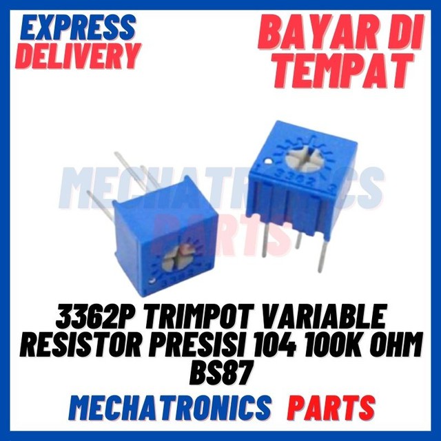 [PAS-9393] 3362P TRIMPOT VARIABLE RESISTOR PRESISI 104 100K OHM BS87