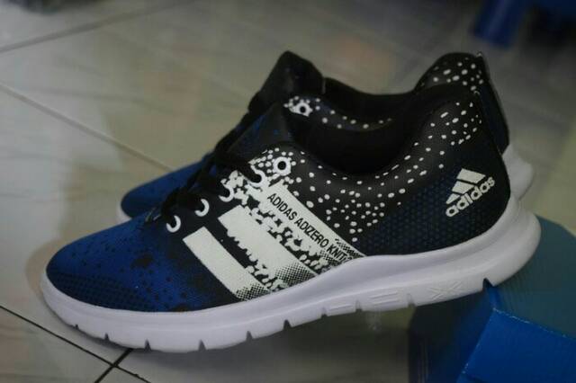 Sepatu sport adidas adizero / Biru hitam / Sepatu running adidas