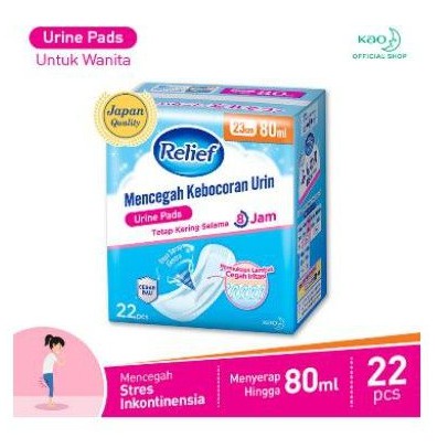Relief Urine Pads 80Ml
