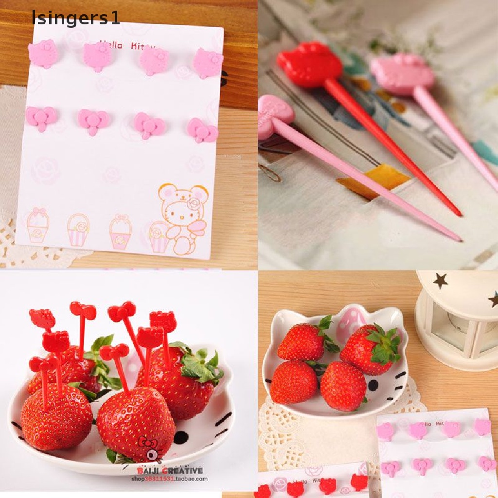 (lsingers1) Garpu Buah / Snack / Kue / Dessert Desain Kartun Untuk Dekorasi