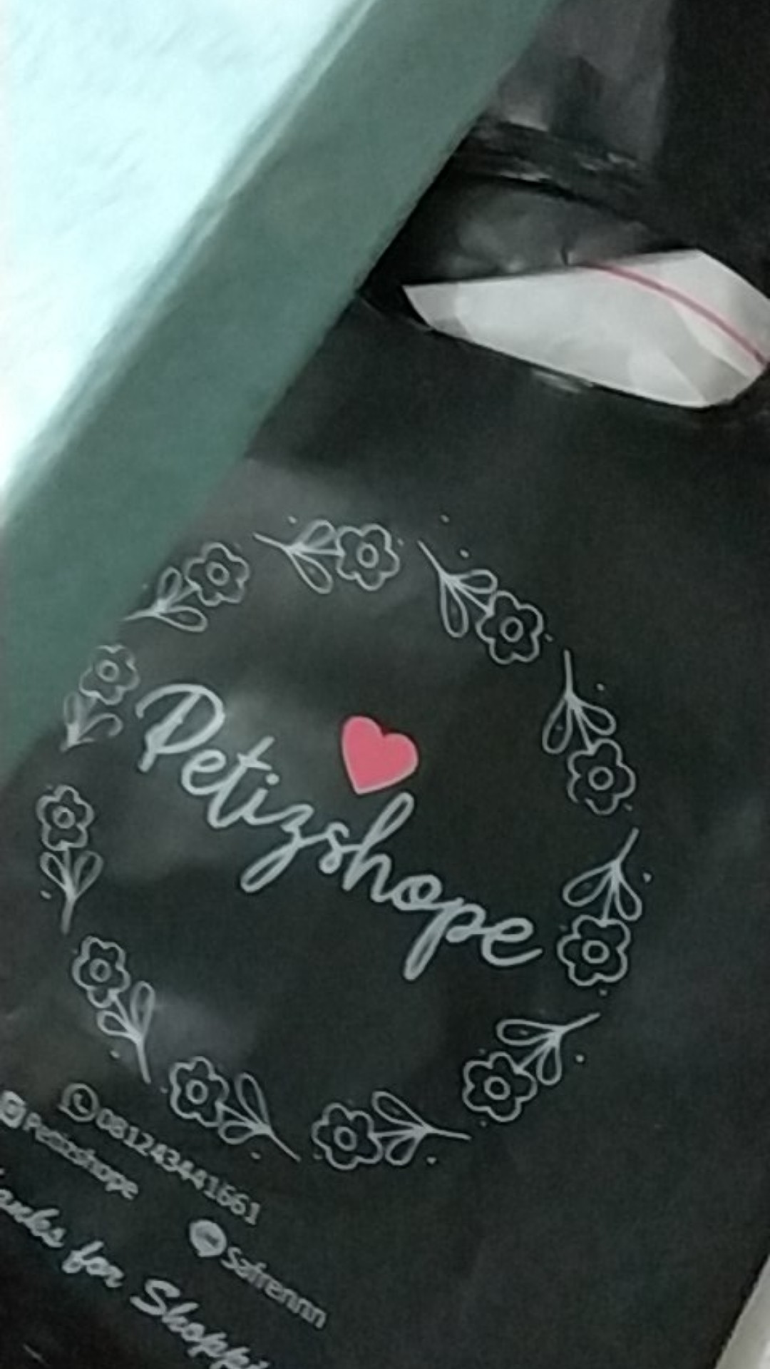 Plastik Model Plong  Ukuran 35x50 Sablon 2 Warna  Custom Olshop
