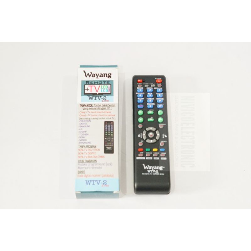 Remot TV WAYANG WTV2 MULTI TV LCD LED HDMI