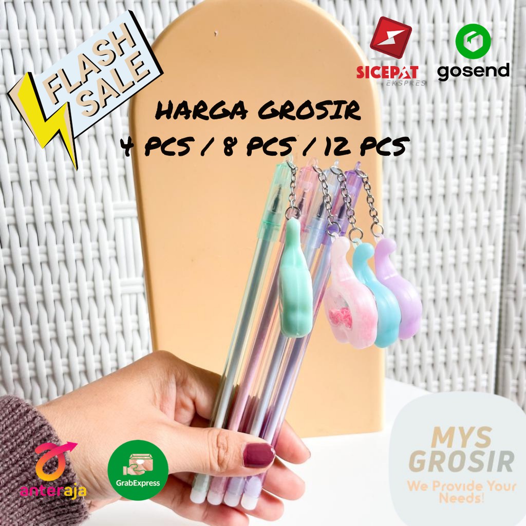 

GROSIR HARGA LEBIH MURAH 4PCS / 8PCS /12PCS pulpen gantungan ekor kucing Alat Tulis Kantor perlengkapan sekolah kado unik lucu murah grosir ready jakarta bisa cod 4 WARNA BIRU PINK TOSCA UNGU