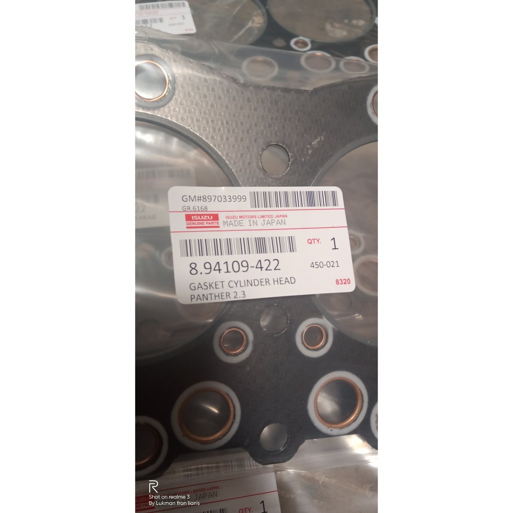 Packing Cylinder Head Gasket Cylinder Head PANTHER 2.3