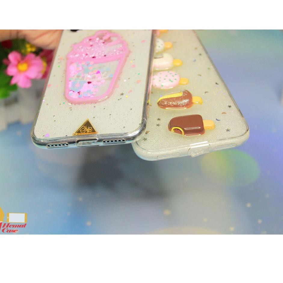 Best Soft Case samsung J2 Prime J7 Prime M10 M20 Motif 3D Glitter Blink QUD