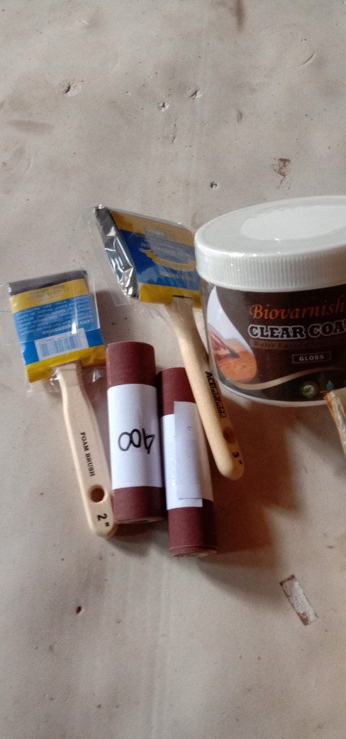 Finishing Kayu Waterbased Biovarnish Clearcoat Gloss Kemasan Mini Can