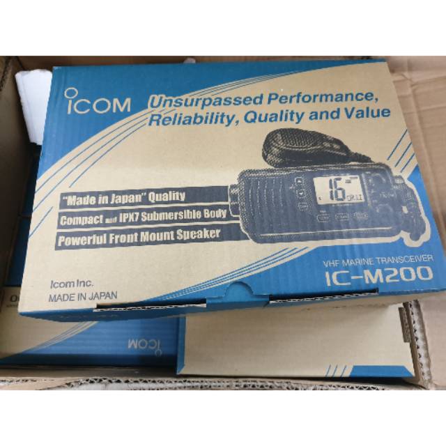 RADIO RIG ICOM IC-M200 MARINE VHF NEW