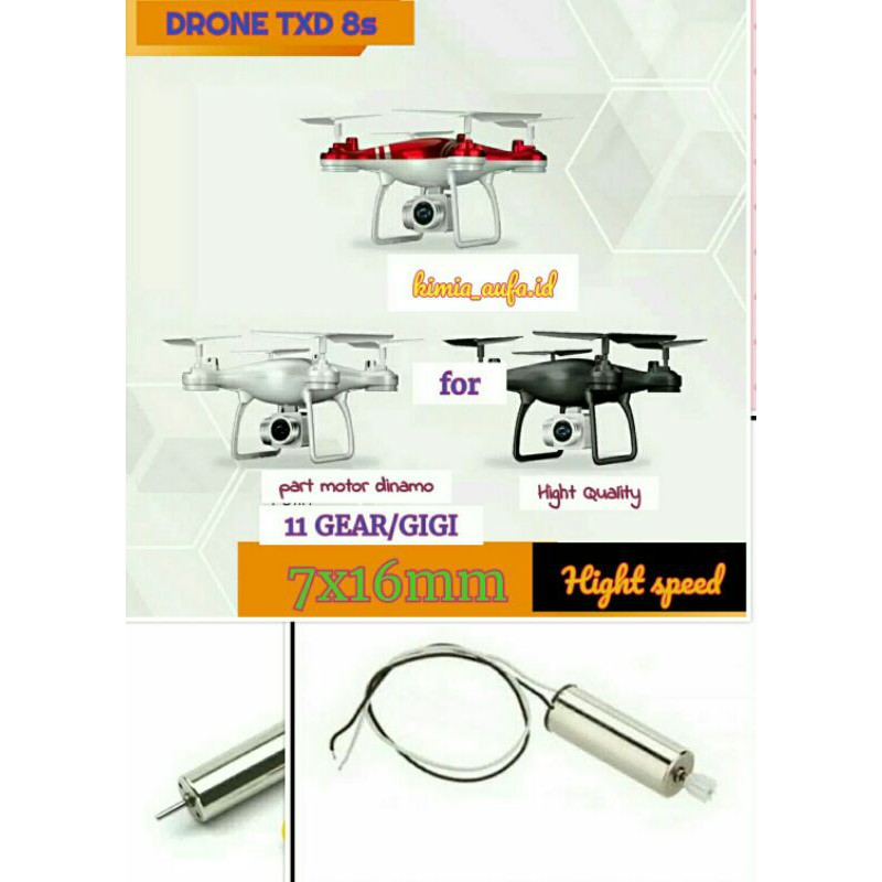 Motor drone dinamo TXD 8s dan gear
