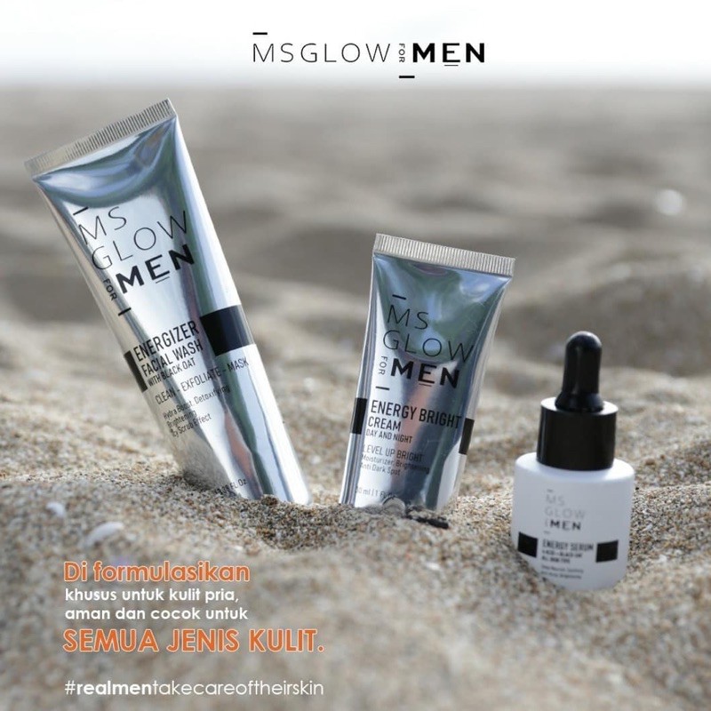 [RES.RESMI MS GLOW] PAKET BASIC MS GLOW MENS