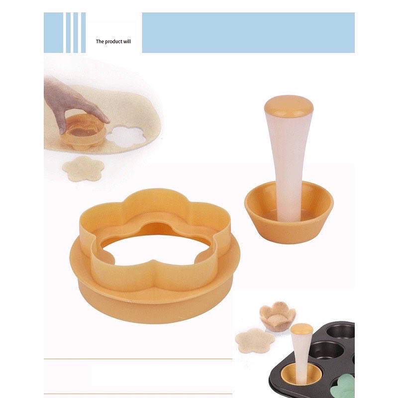 cetakan kulit egg tart /cetakan egg tart kulit /cetakan donut bulat bunga /cetakan eggtart