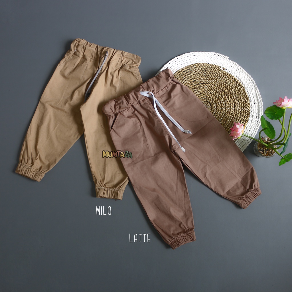 Joger Anak Milo Latte Spesial Color SML XL XXL 3XL 4XL 5XL 6XL