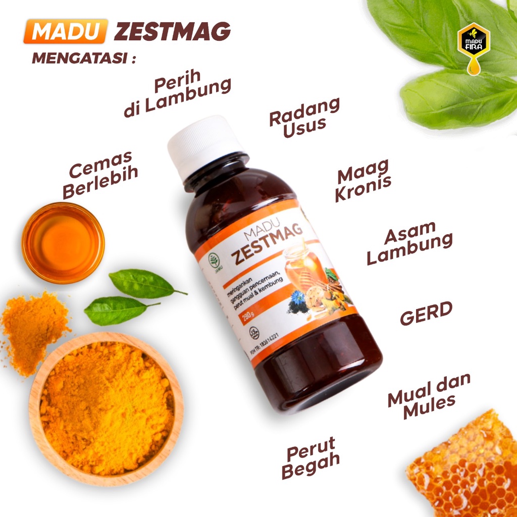 Zetsmag Madu Zestmag Asli 100% Obat Asam Lambung -Zestmag Original - Zetmag Madu Asam Lambung Ampuh