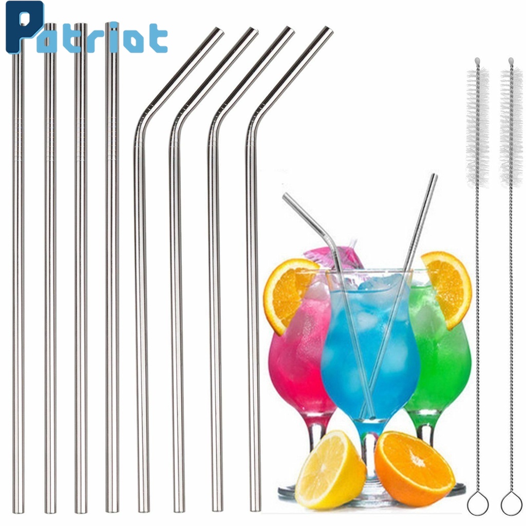 1/10/100Pcs Bendable Beverage Drinking Straws / Straws with Brushes Party DIY Drinking Straw for Smoothies Cocktails