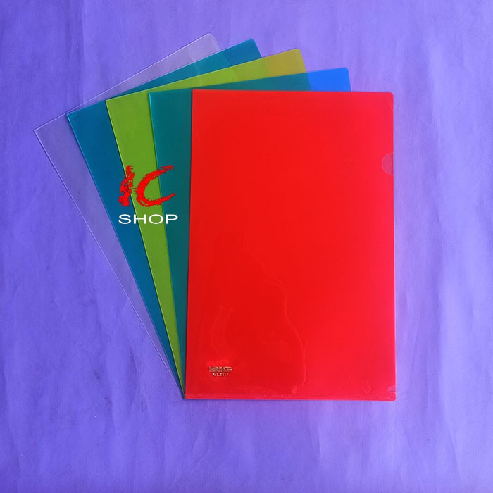 

Map L Transparan Folio - file bag - document sleeves