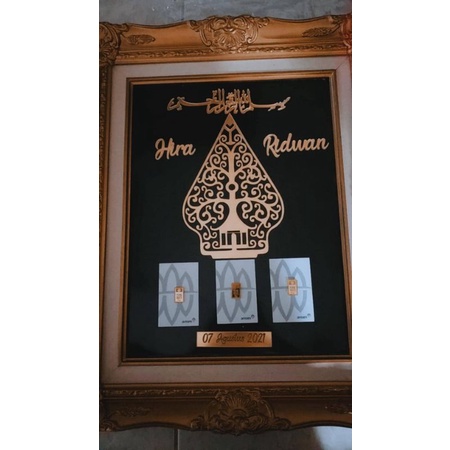 GUNUNGAN MAHAR AKRILIK / HIASAN MAHAR AKRILIK