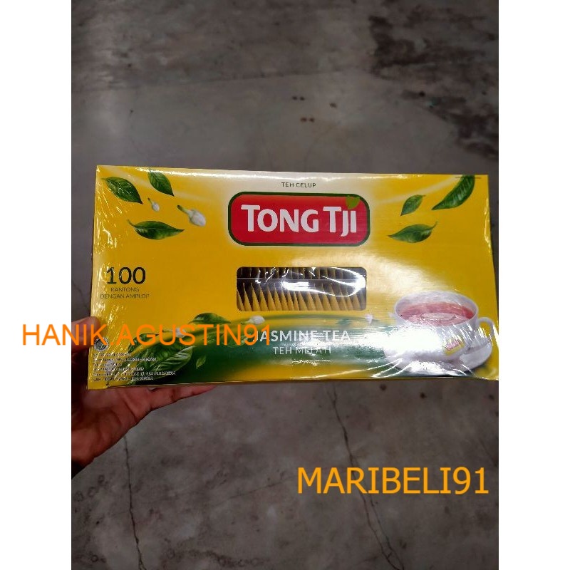 

Tong Tji Jasmine Tea Teh Celup Dgn Amplop 1 pack (2 gr x 100 teabags) maribeli91