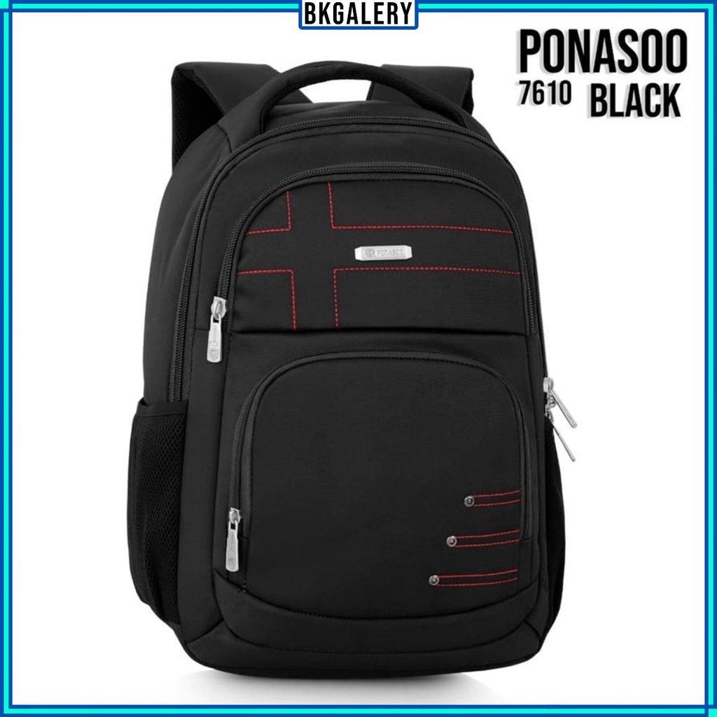 Bisa (COD) tas ransel laptop Ponaso 7610 import batam / tas ransel punggung backpack laptop terbaru
