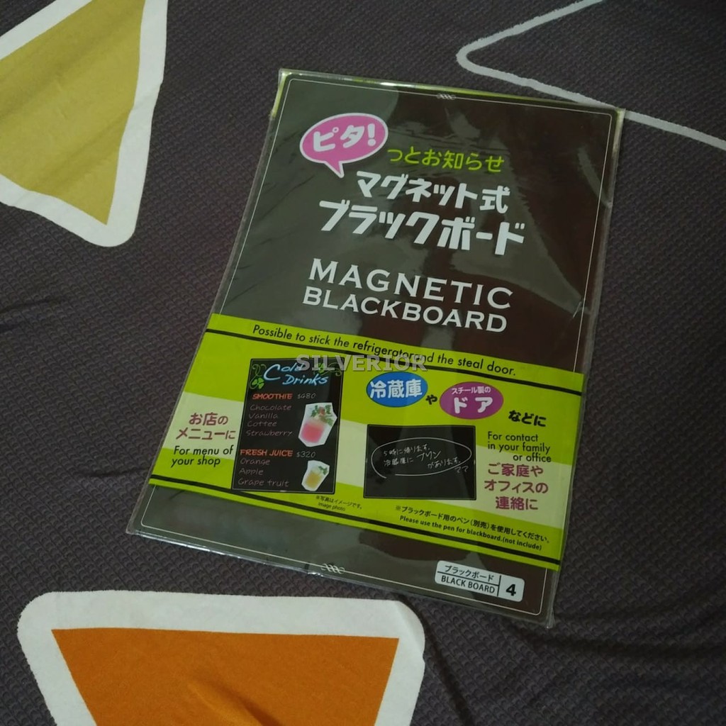 

Papan Tulis Hitam Magnet Magnetic Mini Kecil Mungil Black Board