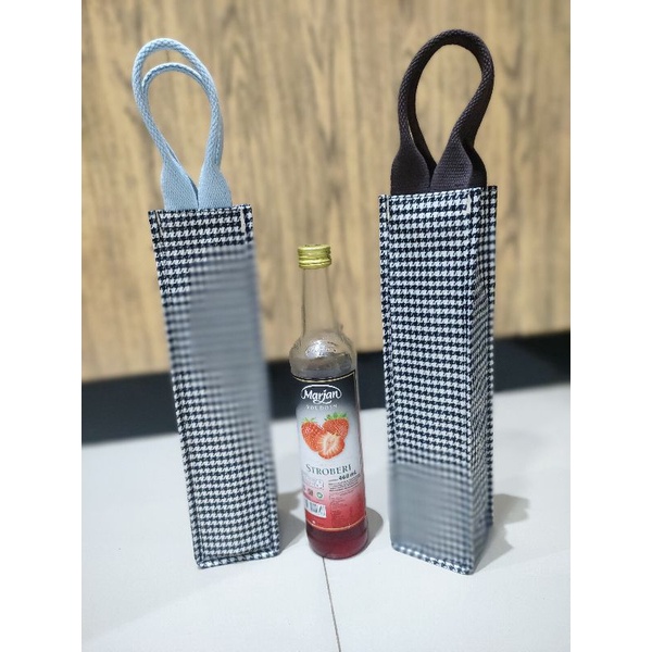 tas botol minum size 8*8*33 cm tas Tumbler totebag botol air minum cantik