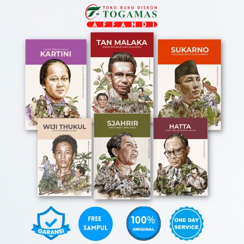 SERI TEMPO : HATTA - SJAHRIR - SOEKARNO - TAN MALAKA - WIJI THUKUL - KARTINI - ALI SADIKIN - SOEDIRM
