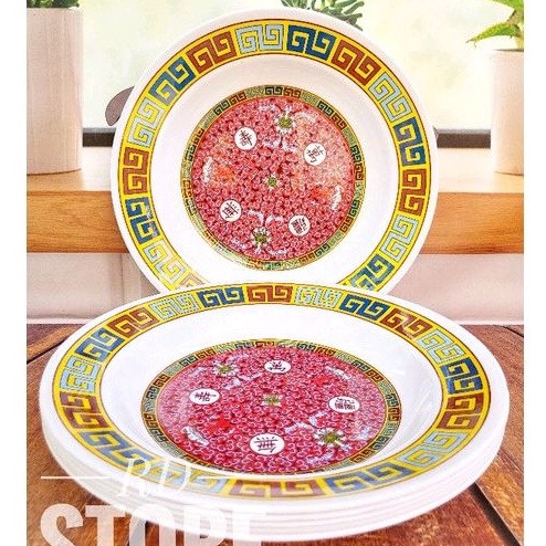 PROMO 3.PCS PIRING MAKAN MOTIF MELAMINE MEISING