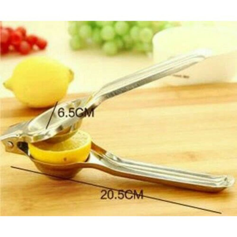 ~ PIYOSHI08 ~ Alat Peras Perasan Lemon Squeezer Jeruk Nipis Stainless Steel Besi PD13