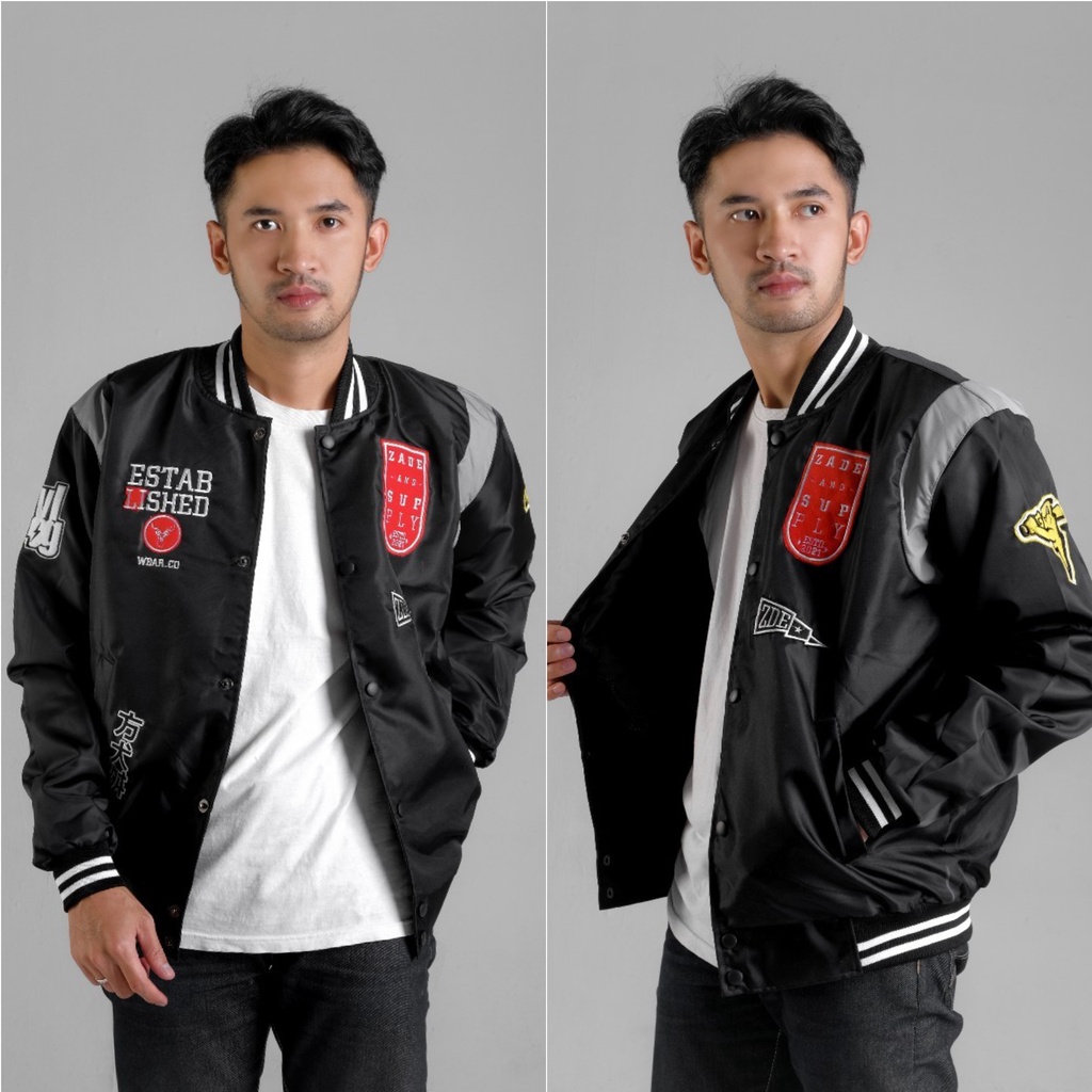 JAKET PRIA - JAKET BOMBER PRIA - JAKET VARSITY - JAKET SALVIO HEXIA-ZADE SCOUT PUMA