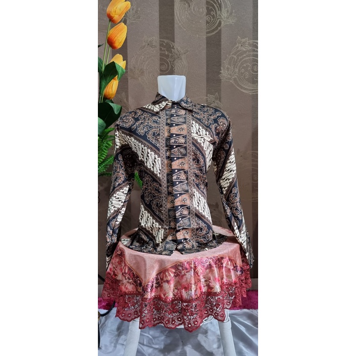 Kemeja Panjang Batik Motif MEGA MENDUNG