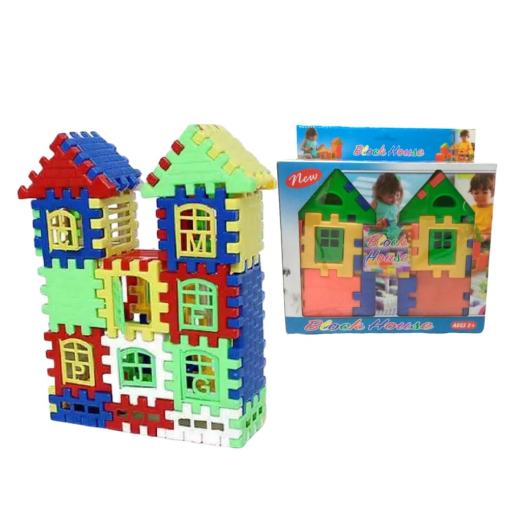 Mainan Block House Building Block