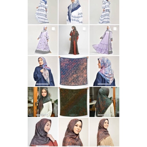 Mandjha Ivan Gunawan Fashion Scarf Motif