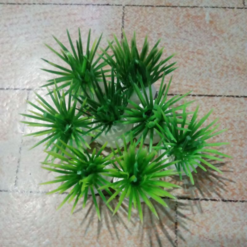 RUMPUT MINI HIASAN AQUARIUM / RUMPUT PLASTIK AKUARIUM / AQUASCAPE / TANAMAN SINTETIS AQUARIUM