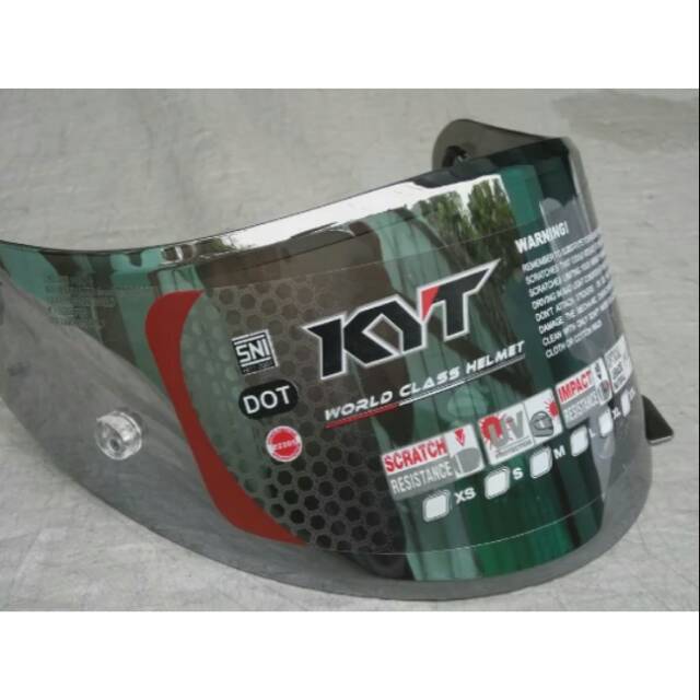 Flat visor Iridium vendetta free stiker pemanis