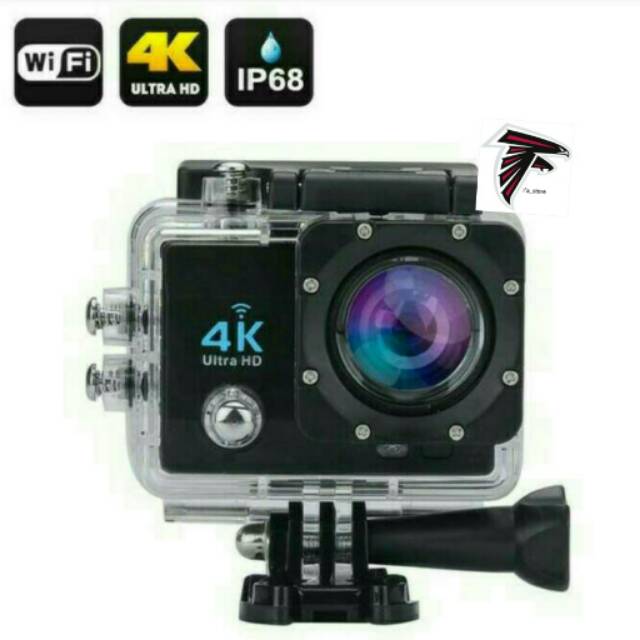 Action Camera 4K 16Mp WiFi Komplek Full HD / Camera Go pro /action cam