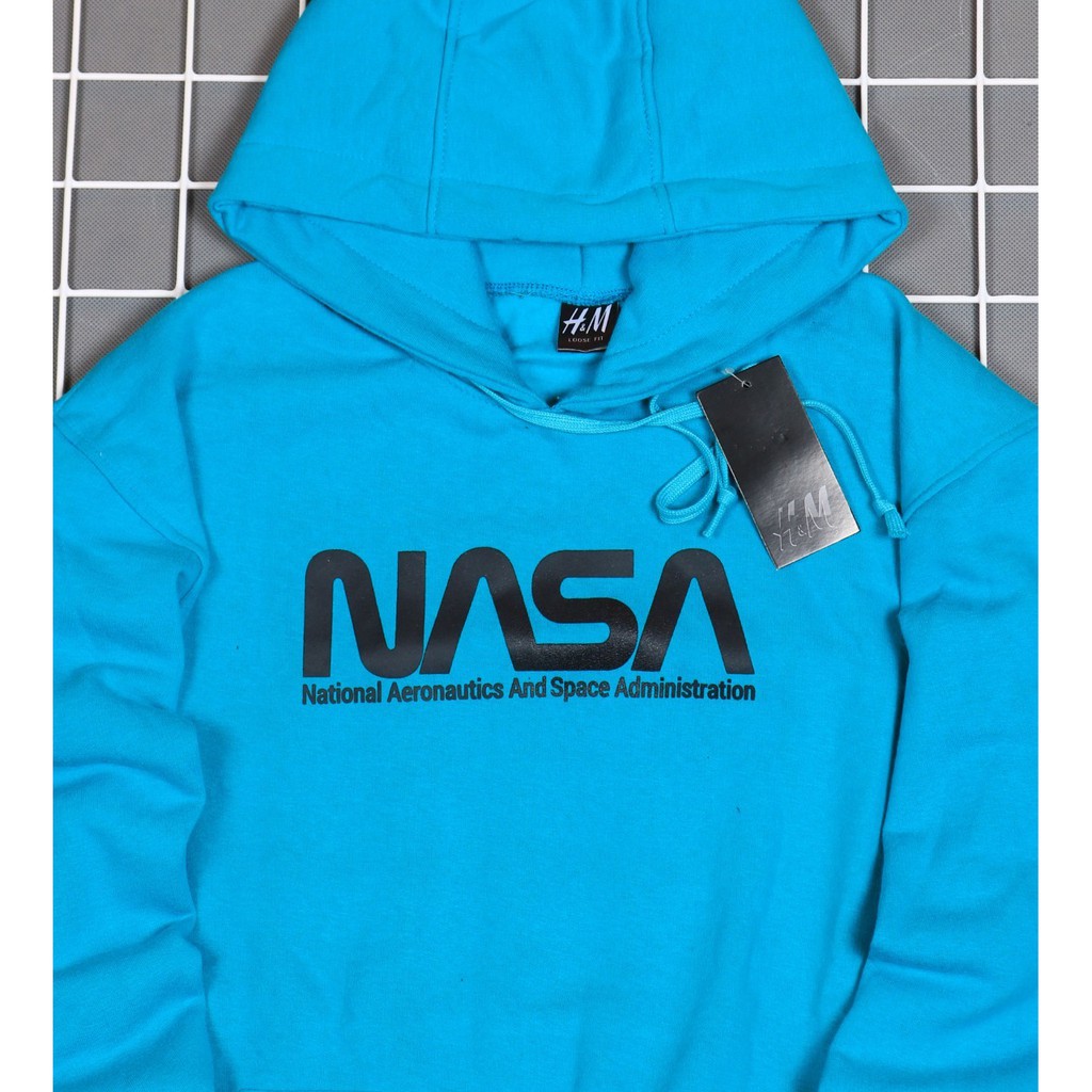 Jaket Hoodie H AND M  NASA ROKET – Edition Trendy Casual Unisex Good Brand Quality Stylish