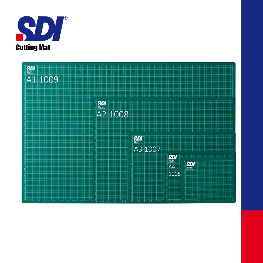 

SDI A3 (45cm x 30cm) Alas Potong / Cutting Mat 1007