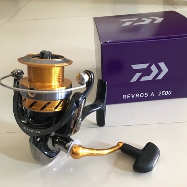 Rel Rell Katrol Pancing Alat Pancing Katrol Gulungan Pancing Rel Reel Daiwa Revros A 2500 Black Gold