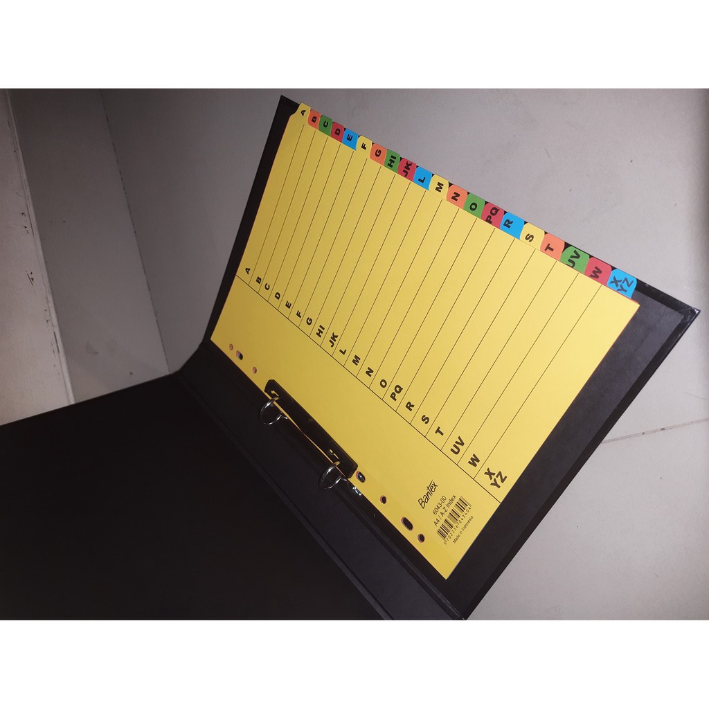 

Bantex Pembatas Binder Divider A4 20 Lembar Index Alphabet