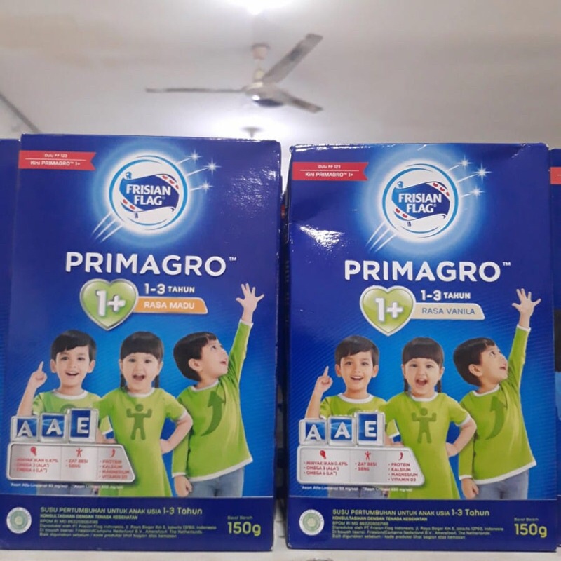 FRISIAN FLAG PRIMAGRO 1+ 150GR VANILA/MADU