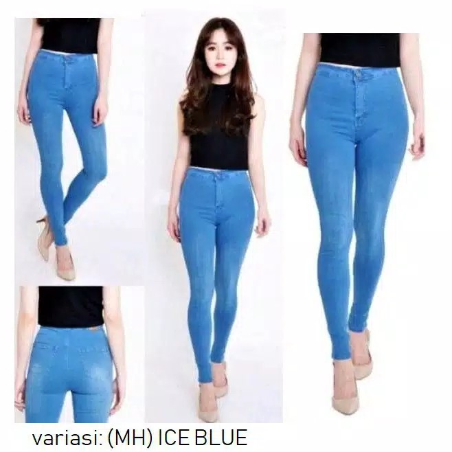 [SIAP KIRIM] CELANA JEANS HW/JEANS HW POLOS/Celana HW Jeans Polos/Highwaist/Softjeans Highwaist