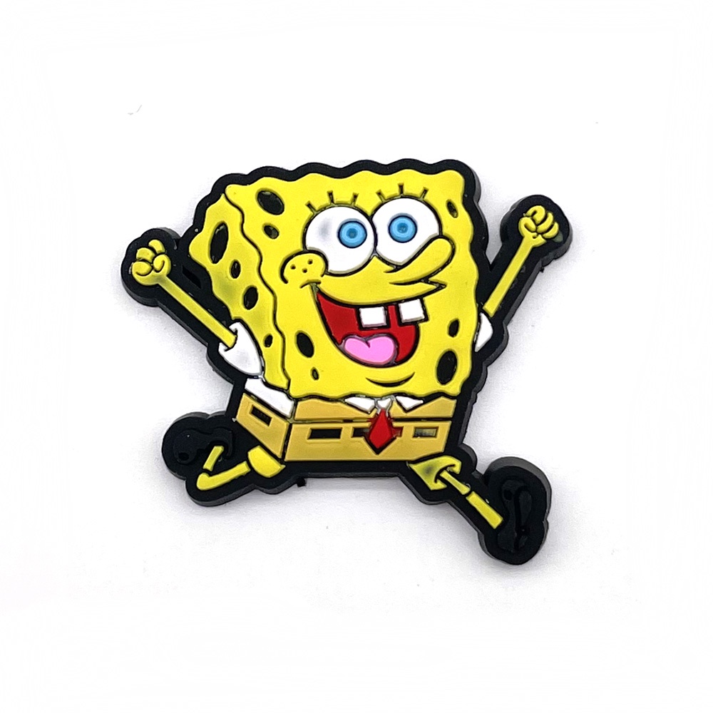 New Spongebob Squarepants shoe charms Pin Jibbitz decorate sandal Gesper Crocs DIY Dapat dilepas Lubang Sepatu accessories Hadiah anak-anak