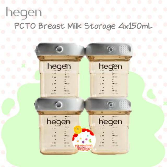 Wadah ASI Hegen PCTO Breast Milk Storage 4x150ml