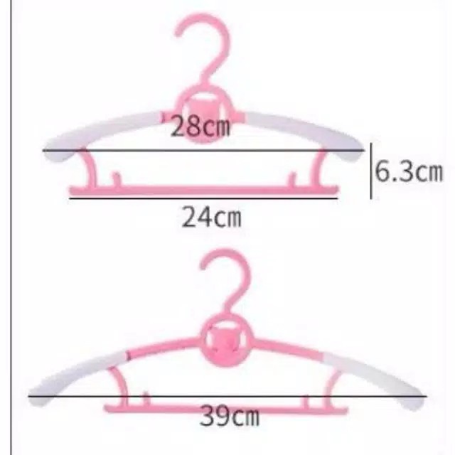 Gantungan Setelan Anak - Hanger Baju Anak - Hanger Baby Display Anak